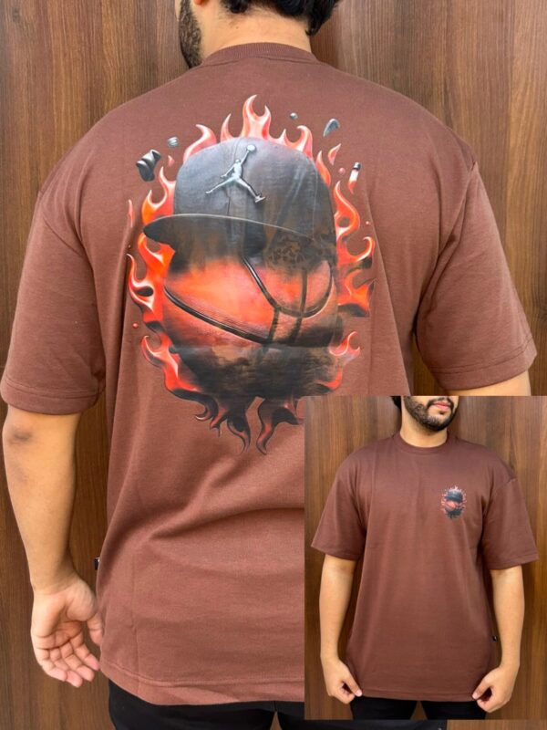 Camiseta Oversized Suedine